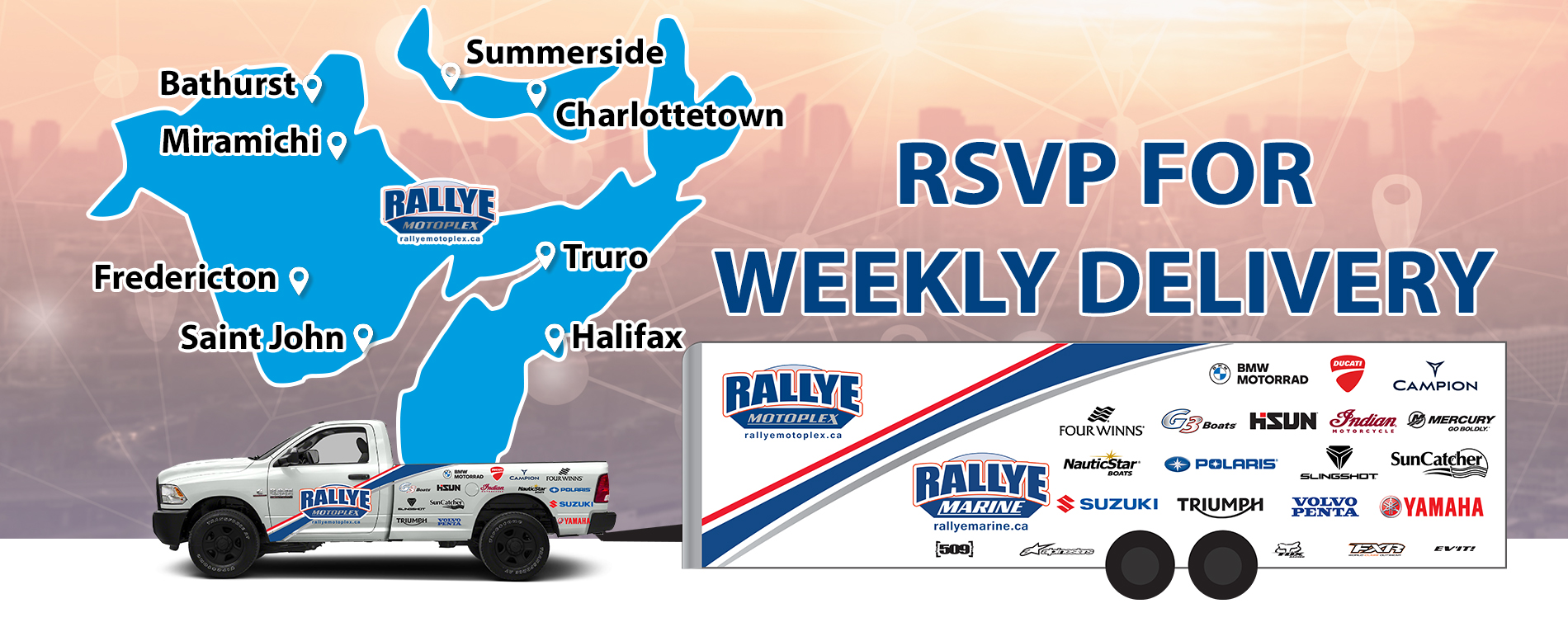 Delivery Rallye Motoplex Dieppe New Brunswick